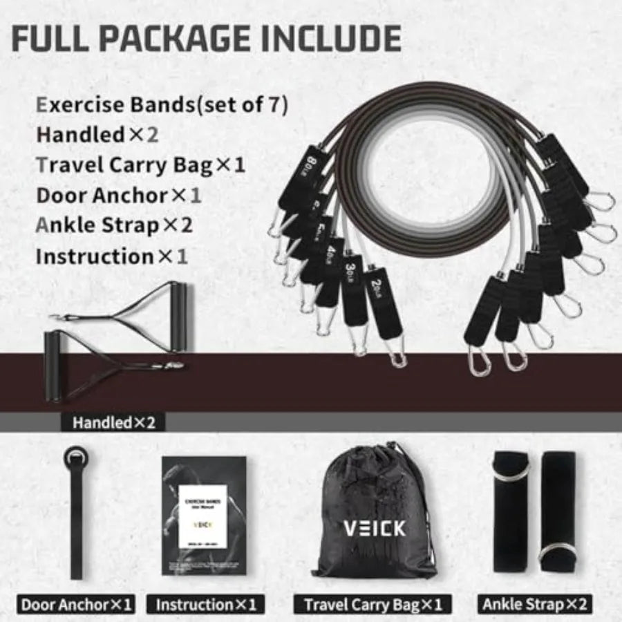 Resistance Bands With Handles For Men And Women