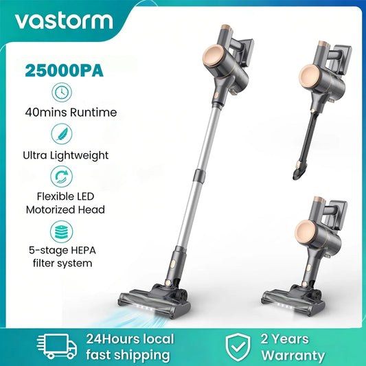Vastorm Lightweight Cordless Stick Vacuum With HEPA Filter