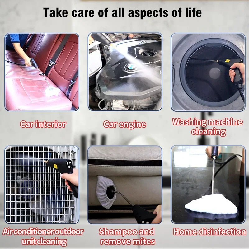 Handheld High Pressure Steam Cleaner With Smart Control