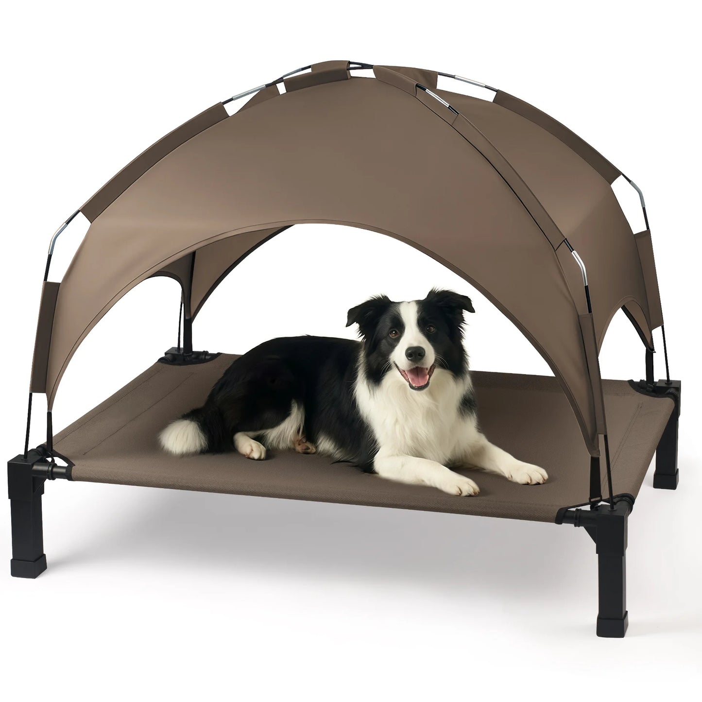 Outdoor Canopy Dog Bed With Removable Shade Tent