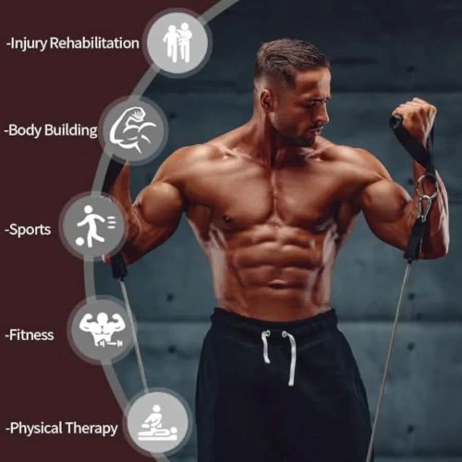 Resistance Bands With Handles For Men And Women