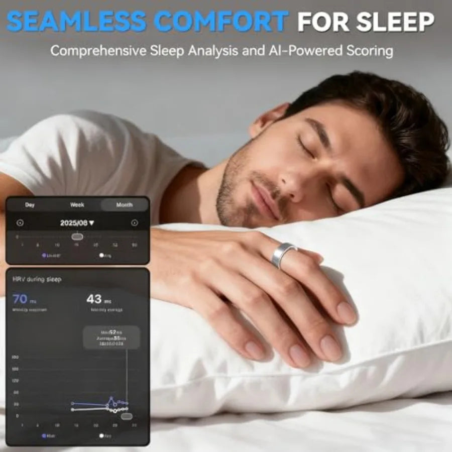 Smart Ring Sleep Tracker for Women and Men