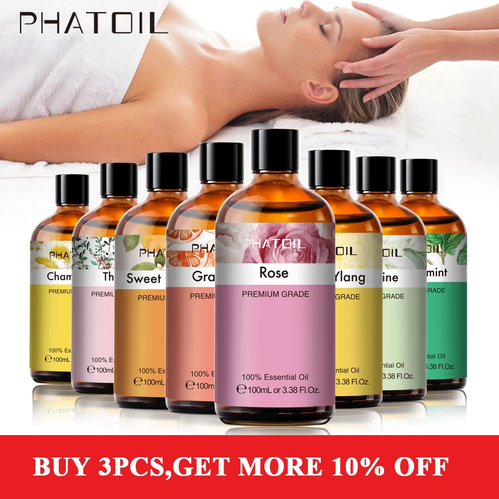 PHATOIL Pure Natural Essential Oils For Diffuser