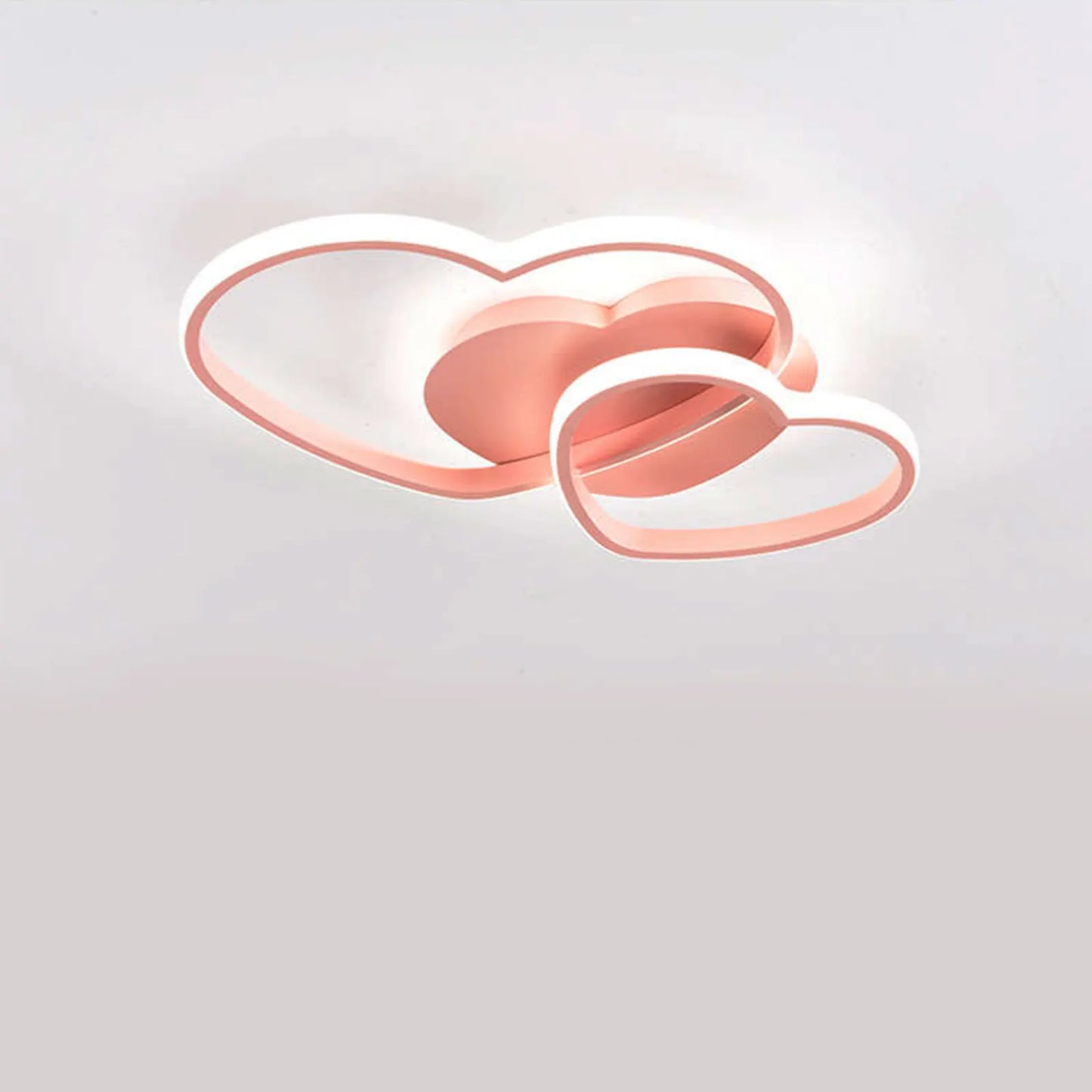 Heart Shape LED Ceiling Light 42W Dimmable with Remote