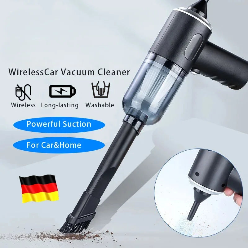 Wireless Car Vacuum Cleaner 9000Pa USB Charging 1200mAh